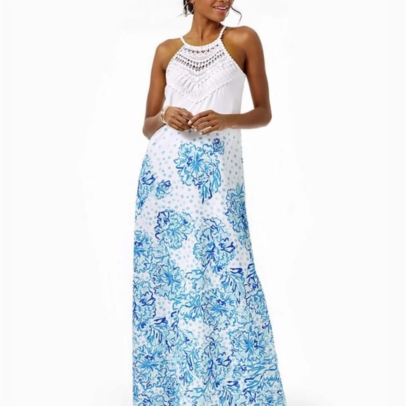 Lilly Pulitzer Dresses & Skirts - Lilly Pulitzer NWT Pearl Soft Maxi Dress Karma Camellia $268 Size 0,2